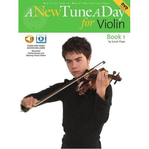 A NEW TUNE A DAY FOR VIOLIN Book 1 with Video & Online Access