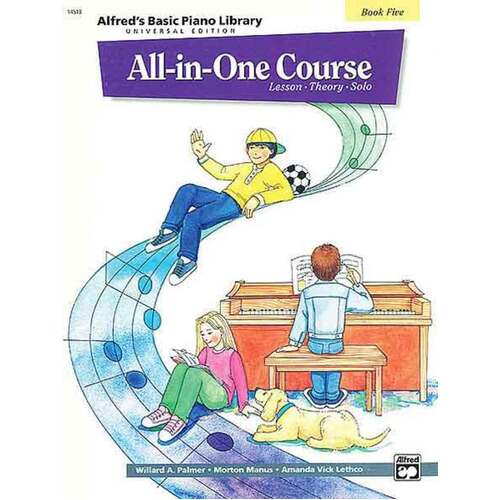 ALFREDS BASIC PIANO LIBRARY ALL IN ONE COURSE Book Level 5