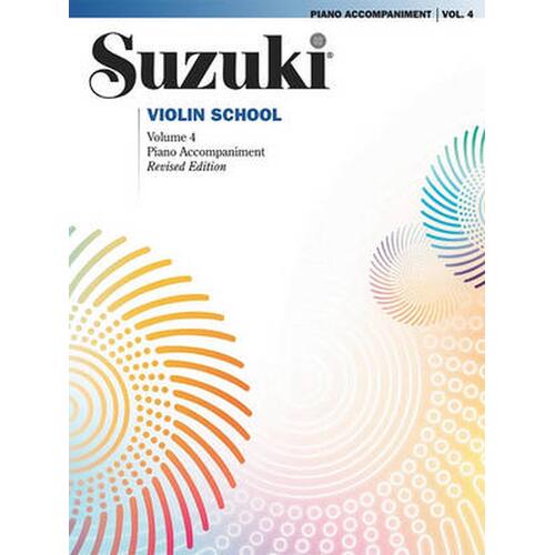SUZUKI VIOLIN SCHOOL Volume 4 Piano Accompaniment