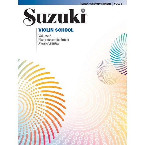 SUZUKI VIOLIN SCHOOL Volume 8 Piano Accompaniment