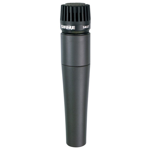 SHURE SM57 Dynamic Cardioid Instrument Microphone with Cable and Bag