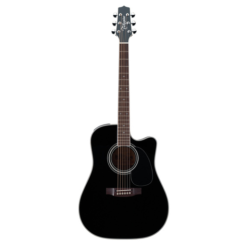 TAKAMINE PRO LEGACY EF341SC 6 String Dreadnought/Electric Cutaway Guitar in Black