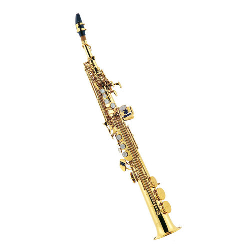 J MICHAEL SP650 B Flat Soprano Saxophone in Clear Lacquer with Case