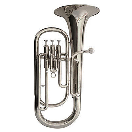 J MICHAEL TH750S B Flat Tenor Horn with Silver Plate Finish