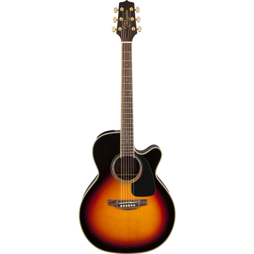 TAKAMINE GN51CE 6 String Medium Jumbo/Electric Cutaway Guitar in Brown Sunburst