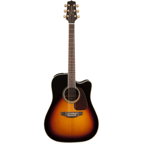 TAKAMINE GD71CE 6 String Dreadnought/Electric Cutaway Guitar in Brown Sunburst