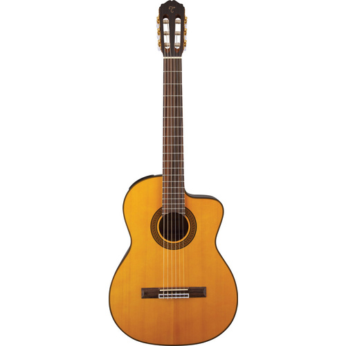 TAKAMINE GC5CE 6 String Classical/Electric Guitar with Cutaway in Natural TGC5CENAT