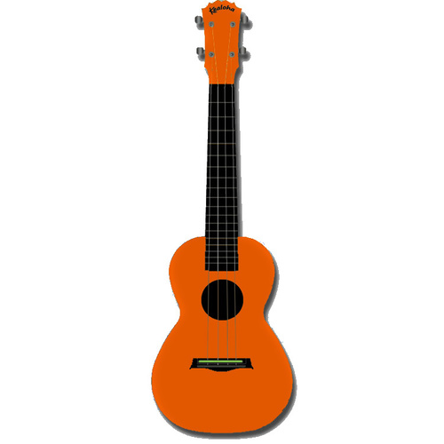 KEALOHA AUG24OR Concert Ukulele in Orange