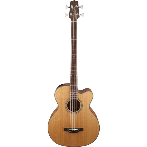 TAKAMINE GB30CE 4 String Medium Jumbo/Electric Cutaway Bass in Natural