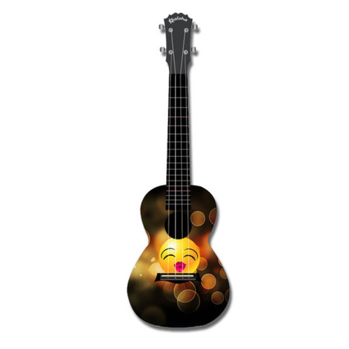 KEALOHA AUP24/45 Concert Ukulele with Lipstick Smiley Pattern