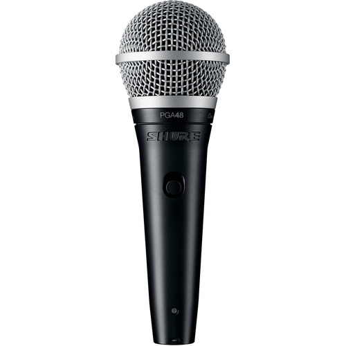 SHURE PGA48 Dynamic Vocal Microphone with 1/4 Inch Jack and Cable
