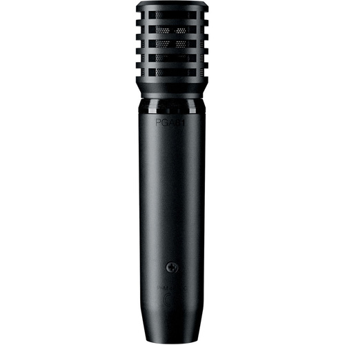 SHURE PGA81 Condenser Instrument Microphone with on/off Switch XLR Cable