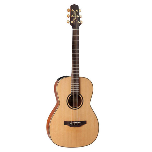 TAKAMINE CUSTOM PRO 3 CP3NYK 6 String Parlour/Electric Guitar in Natural Satin