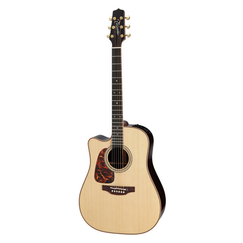 TAKAMINE P7DCLH 6 String Left Hand Acoustic/Electric Cutaway Guitar in Natural