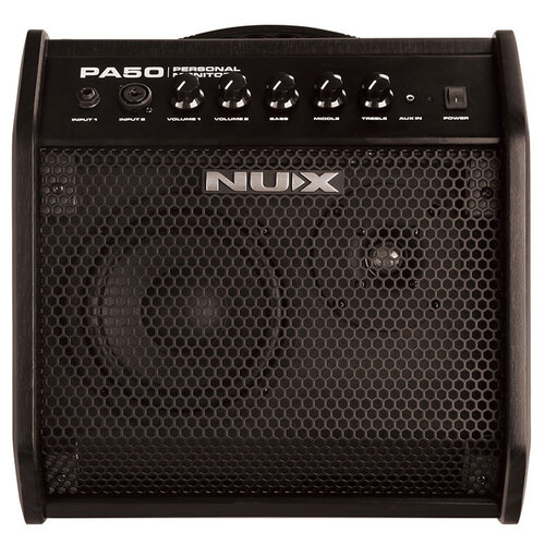 NUX 50 Watt Personal Monitor High Sensitive 6.5 Inch Woofer and 1 Inch Tweeter NXPA50
