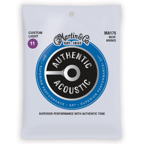 MARTIN MA175 Acoustic Guitar String Set 11-52 Bronze Light