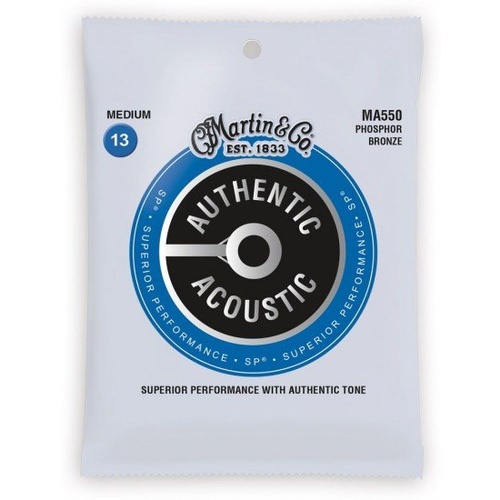 MARTIN MA550 Acoustic Guitar String Set 13-56 Phosphor Bronze Medium