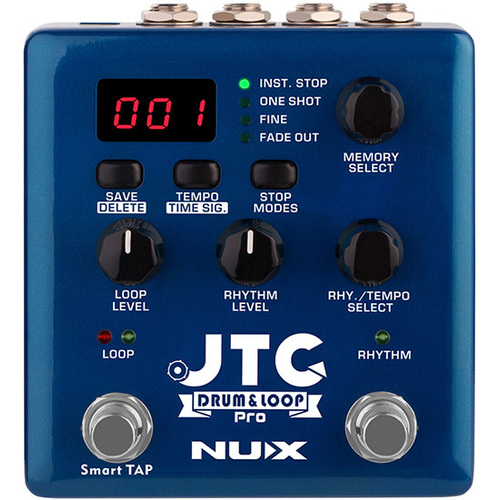 NUX JTC Drum and Loop Professional Dual Switch Looper Pedal