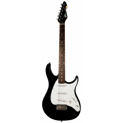 PEAVEY RAPTOR CUSTOM 6 String Electric Guitar in Black PVRAPCUSBLK