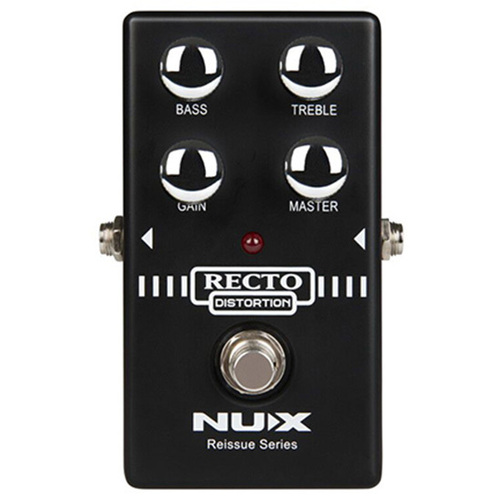 NUX REISSUE Recto Distortion Guitar Effects Pedal NXRECTODIST