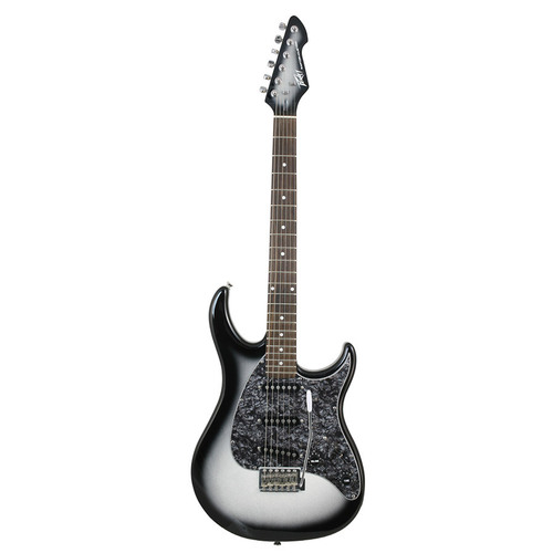 PEAVEY RAPTOR CUSTOM PVRAPCUSSILV 6 String Electric Guitar in Silverburst