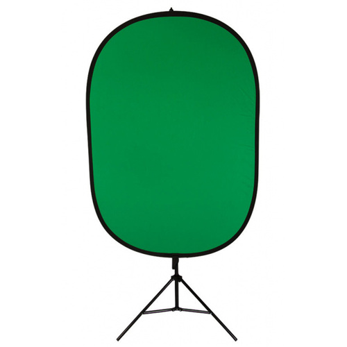 ON STAGE VSM3000 Portable Green Screen Kit with Stand Includes Stand, Mounting Clip & Carry Bag for Screen