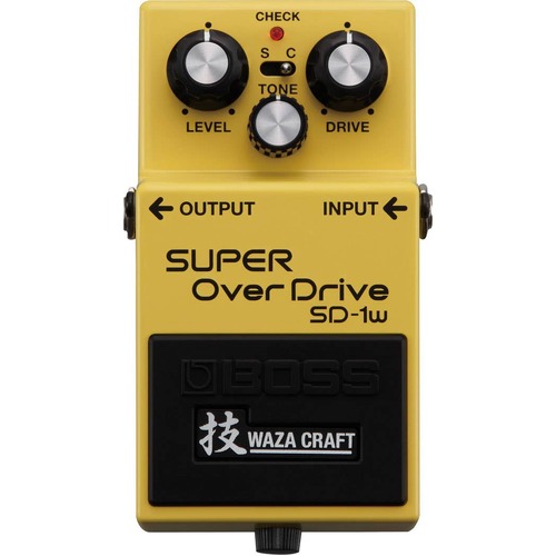 BOSS SD-1W SUPER OVERDRIVE WAZA CRAFT Effects Pedal  Special Edition