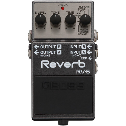 BOSS RV-6 REVERB Effects Pedal