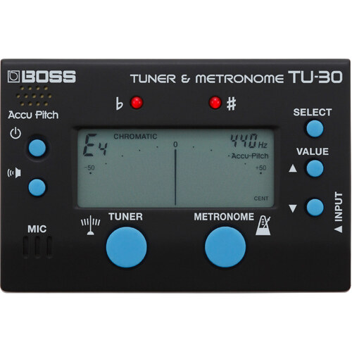 BOSS TU-30 TUNER & METRONOME Handheld