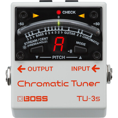 BOSS TU-3S CHROMATIC TUNER Ultra Compact Effects Pedal