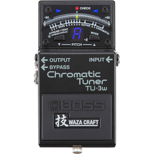 BOSS TU-3W CHROMATIC TUNER WAZA CRAFT Effects Pedal Special Edition