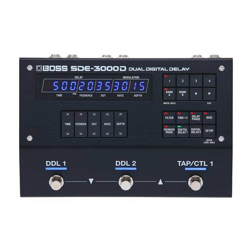 BOSS SDE-3000D DUAL DIGITAL DELAY Effects Pedal