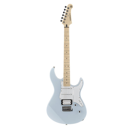 YAMAHA PACIFICA PAC112VM MODEL ELECTRIC GTR WITH MAPLE FRETBOARD HSS PICKUPS IN ICE BLUE