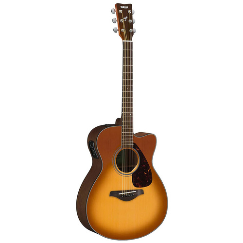 YAMAHA FSX800C CONCERT/ELECTRIC CUTAWAY GTR SAND BURST
