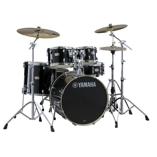 YAMAHA Stage Custom Birch 22 Inch 5 Piece Kit 10/12/16/22/14 & HW780 Raven Black