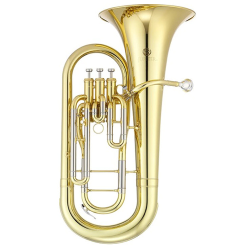 JUPITER JEP700 B Flat Euphonium with Brass Lacquered Body and Moulded Case