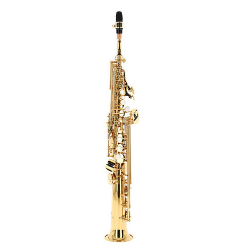 JUPITER JSS1000Q B Flat Soprano Saxophone in Gold Lacquer with Case