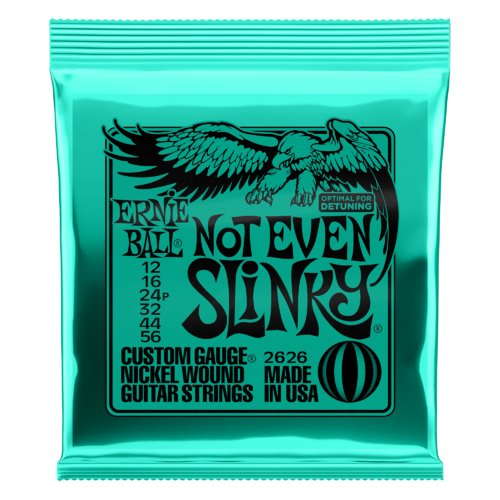 ERNIE BALL 2626 NICKEL WOUND Electric Guitar String Set 12-56 Not Even Slinky