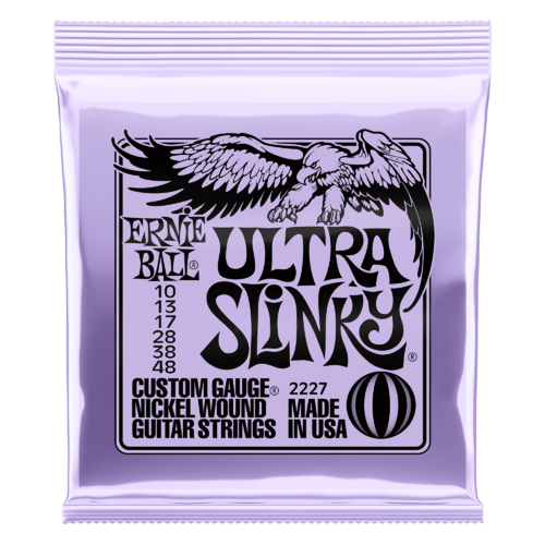 ERNIE BALL 2227 NICKEL WOUND Electric Guitar String Set 10-48 Ultra Slinky