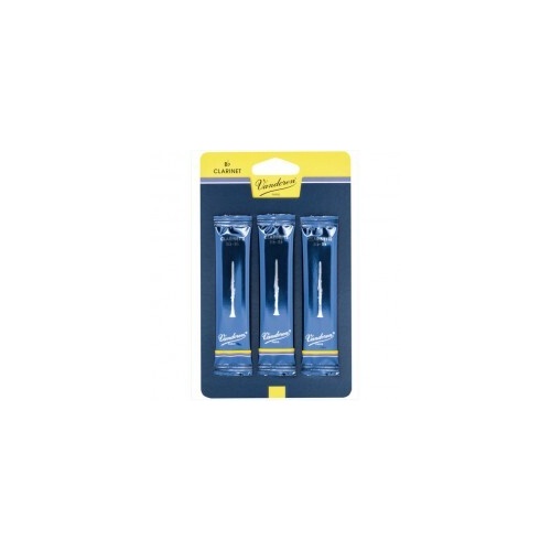 VANDOREN B Flat Clarinet Reed 2.5 3 Pack
