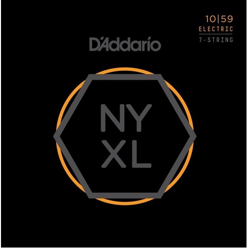 DADDARIO NYXL1059 Electric Guitar 7 String Set Nickel Wound Regular Light