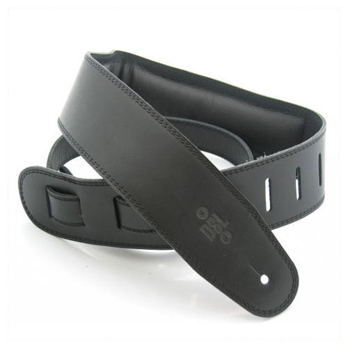 DSL 2.5 Inch Padded Garment Strap in Black/Black with Black Stitch GEG25-15-1