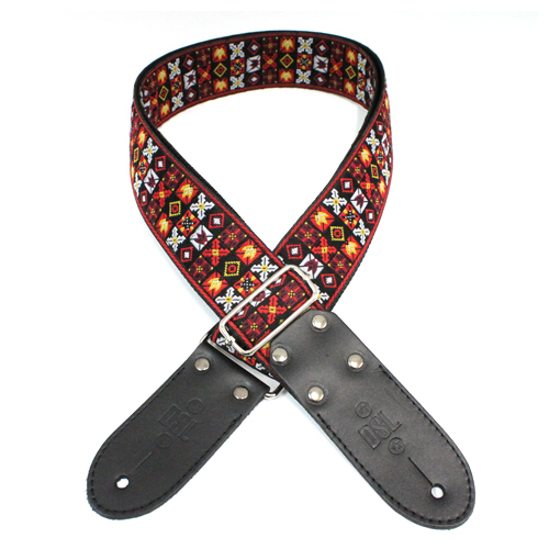 DSL 2 Inch Jacquard Weaving Strap in FIRE JAC20-FIRE