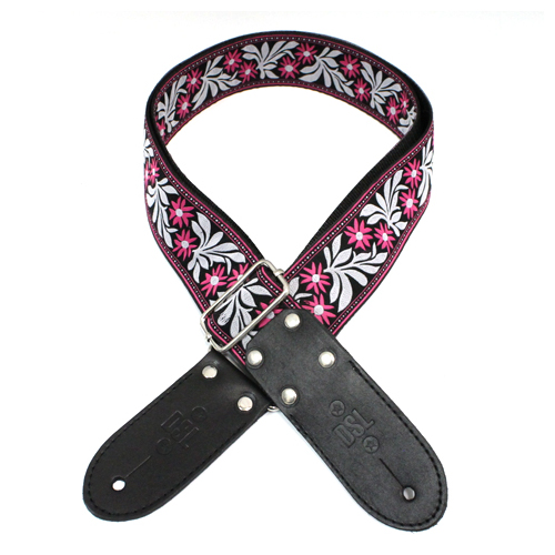 DSL 2 Inch Jacquard Weaving Strap in FUCHSIA JAC20-FUCHSIA
