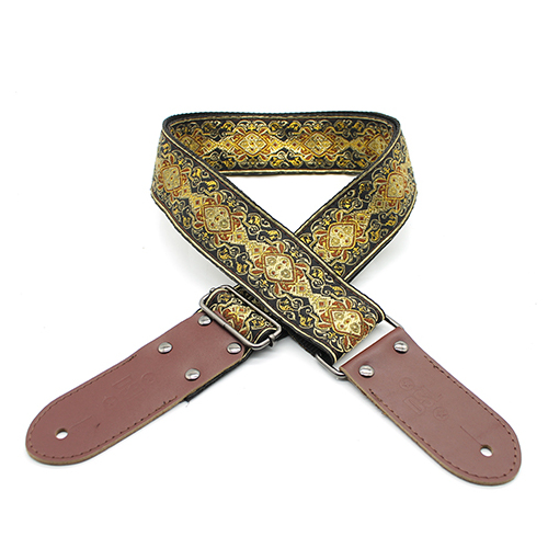 DSL 2 Inch Jacquard Weaving Strap in APR Gold JAC20-APR-GOLD