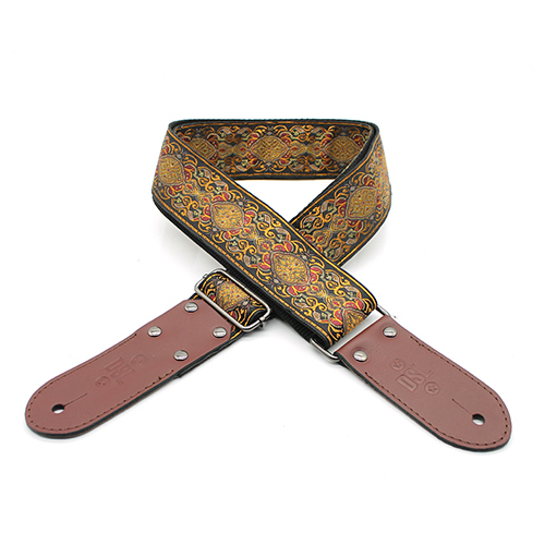 DSL 2 Inch Jacquard Weaving Strap in APR Orange JAC20-APR-ORANGE