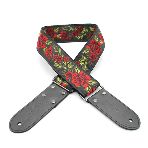 DSL 2 Inch Jacquard Weaving Strap in FG Red JAC20-FG-RED
