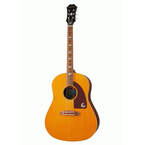 EPIPHONE MASTERBILT TEXAN 6 String Acoustic Guitar, Solid Mahogany in Antique Natural Aged