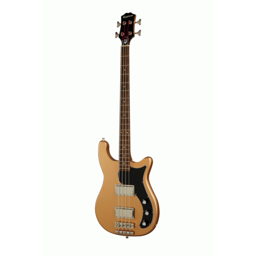 EPIPHONE EMBASSY 4 String Asymmetrical Double Cutaway Bass Guitar with Mahogany Body in Smoked Almond Metallic