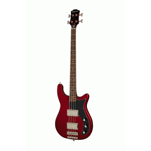 EPIPHONE EMBASSY 4 String Asymmetrical Double Cutaway Bass Guitar with Mahogany Body in Sparkling Burgundy